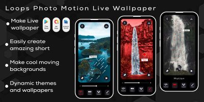 Loops Photo Motion Live Wallpaper - Android