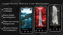 Loops Photo Motion Live Wallpaper - Android Screenshot 1