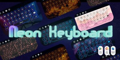 Neon LED Light Keyboard - Android