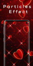 Neon Hearts Live Wallpaper - Android Screenshot 3