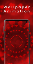 Neon Hearts Live Wallpaper - Android Screenshot 4