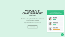 WhatsApp Chat Support - JQuery Plugin Screenshot 1