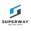 Super Way - Letter S Logo