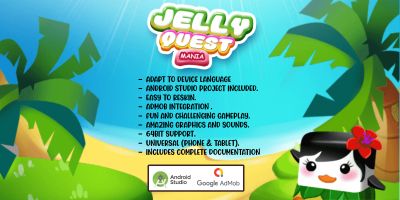 Jelly Quest Mania - Android Studio Template