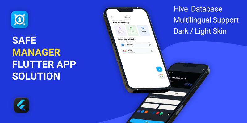 Safe Manager - Password Management Flutter App