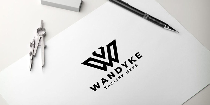 Wandyke Letter W Logo Template