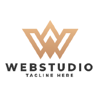 Web Studio - Letter W Logo Template