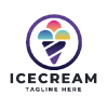 Fresh Ice Cream Logo Template