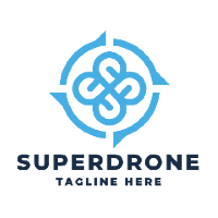 Super Drone Logo Template