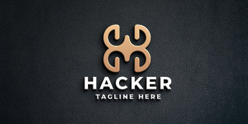 Hacker - Letter H Logo Template