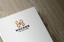 Hacker - Letter H Logo Template Screenshot 1