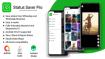 Status Saver Pro - Android App Source Code Screenshot 1