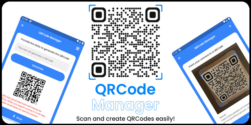 QRCode Manager - Flutter Application