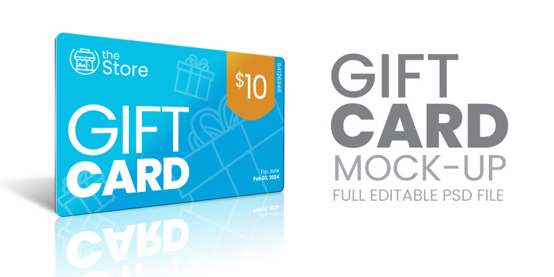 Gift Card Mockup