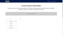 Lorem Ipsum Generator PHP Screenshot 1