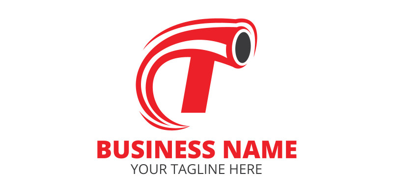 Turbo Letter T Logo design