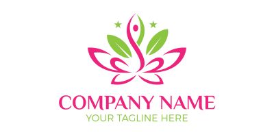 Yoga Wellness Logo Template