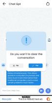 Chat Bot - Open AI - ChatGPT - Android App  Screenshot 6