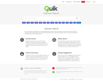 QuikDomain - Domain Searching And Affiliate Tool Screenshot 1