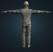 3D Gaming Character Male Army Soldier Animated Screenshot 6