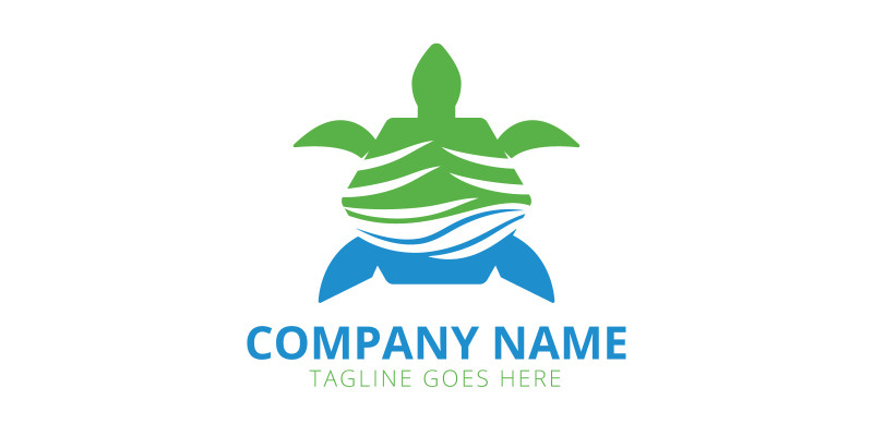 Big sea Turtle Logo design