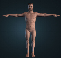 3D  Male Gaming Character Low Poly Model Screenshot 1