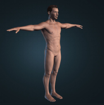 3D  Male Gaming Character Low Poly Model Screenshot 2