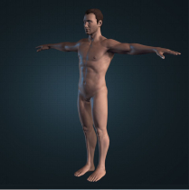 3D  Male Gaming Character Low Poly Model Screenshot 5