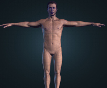 3D  Male Gaming Character Low Poly Model Screenshot 8