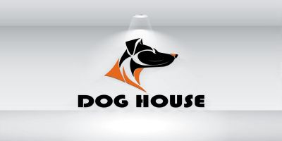 Dog House Logo Template For Dogs