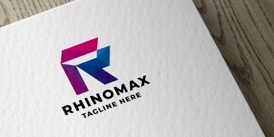 Rhinomax Letter R Logo Template