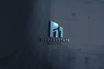 Hyper Estate Letter H Logo Template Screenshot 1
