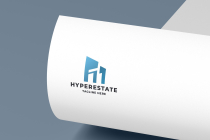 Hyper Estate Letter H Logo Template Screenshot 2