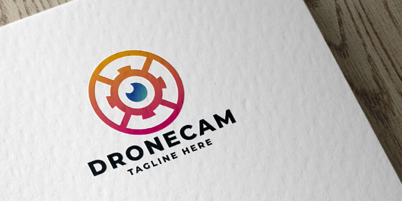 Drone Cam Logo Template