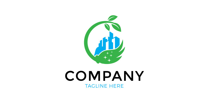 Best Home Cleaning  Company Logo Template
