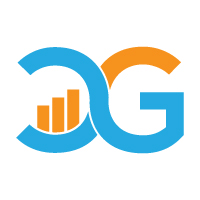 Letter C and G Financial Typography Logo 