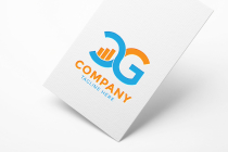 Letter C and G Financial Typography Logo  Screenshot 1