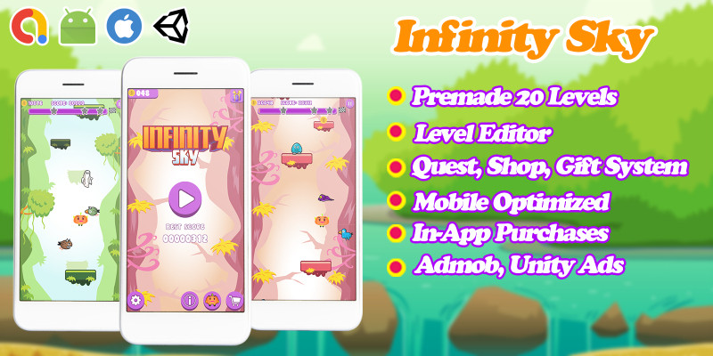 Infinity Sky - Unity Complete Game Template