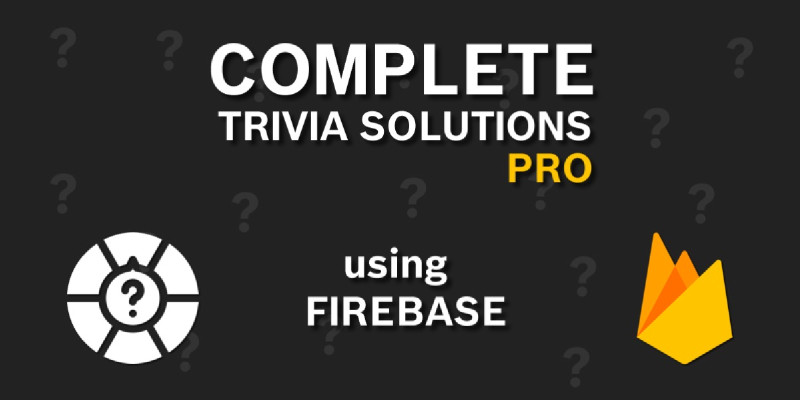 Firebase Trivia Quiz Pro - Unity Game Template