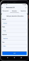 CVGenie - Advanced Native Android CV Generator App Screenshot 9