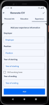 CVGenie - Advanced Native Android CV Generator App Screenshot 13