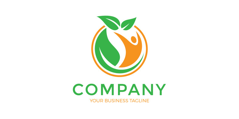 Natural Health Logo design template