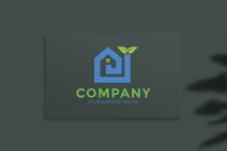 Modern Eco Home  Logo design Screenshot 1