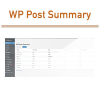 WP Posts Summary Plugin