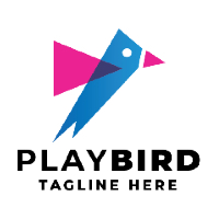 Play Bird Pro Logo Template