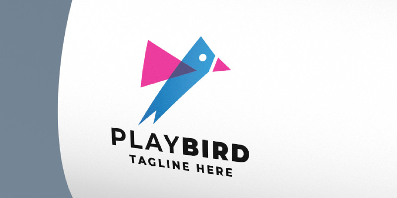 Play Bird Pro Logo Template