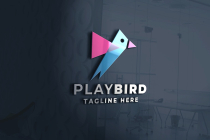 Play Bird Pro Logo Template Screenshot 1