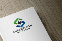 Super Flash Letter S Pro Logo Template Screenshot 2