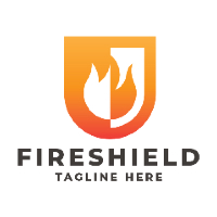 Fire Shield Pro Logo Template