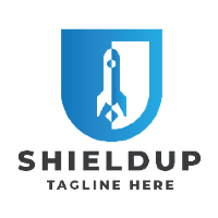 Shield Up Security Pro Logo Template